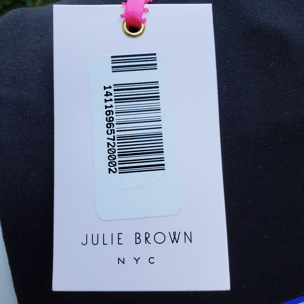 Julie Brown NYC Black and Ivory Leah Dress NWT - Picture 10 of 11